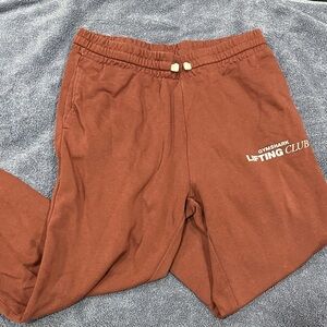 Gymshark burgundy joggers
